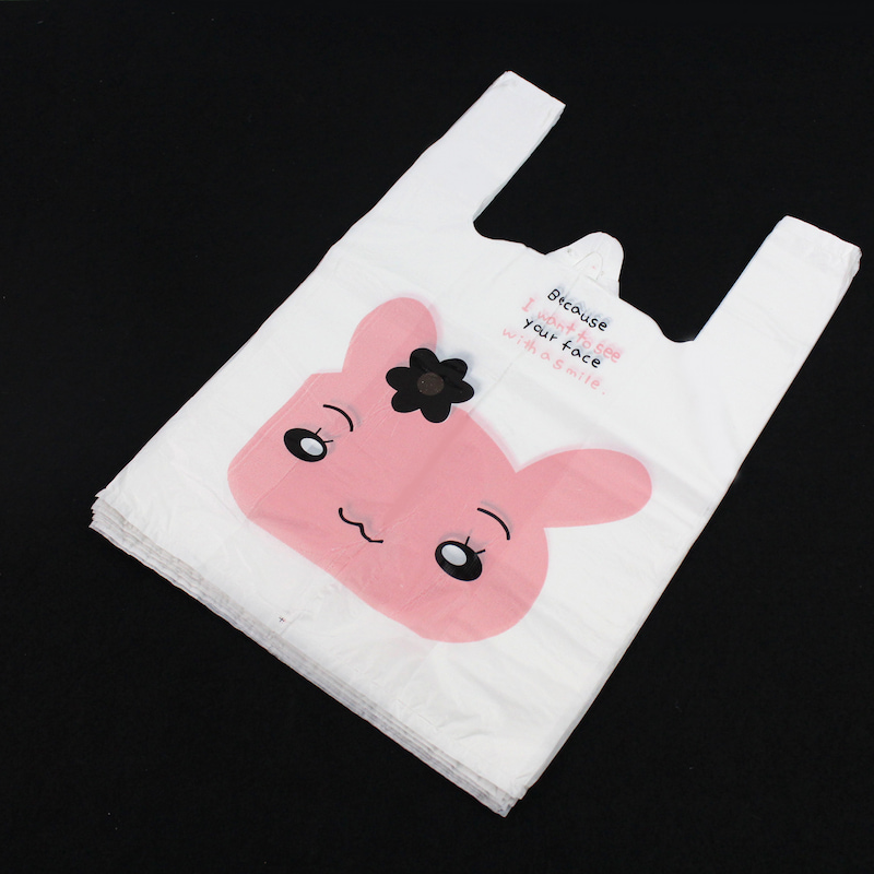 Plastic Vest Singlet Personal Logo Printed Bags