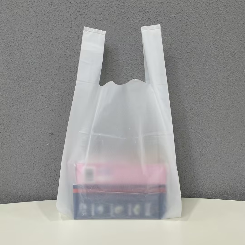 Eco-friendly PLA Material Plastic  Vest Bag
