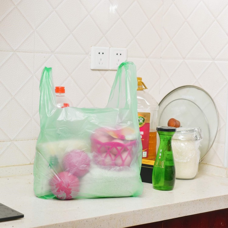 Plastic Vest Bag with Many Color Choice