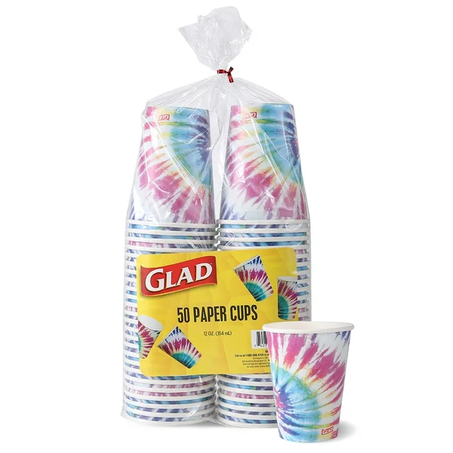 Paper Cups Transparent Outer Packaging Bag