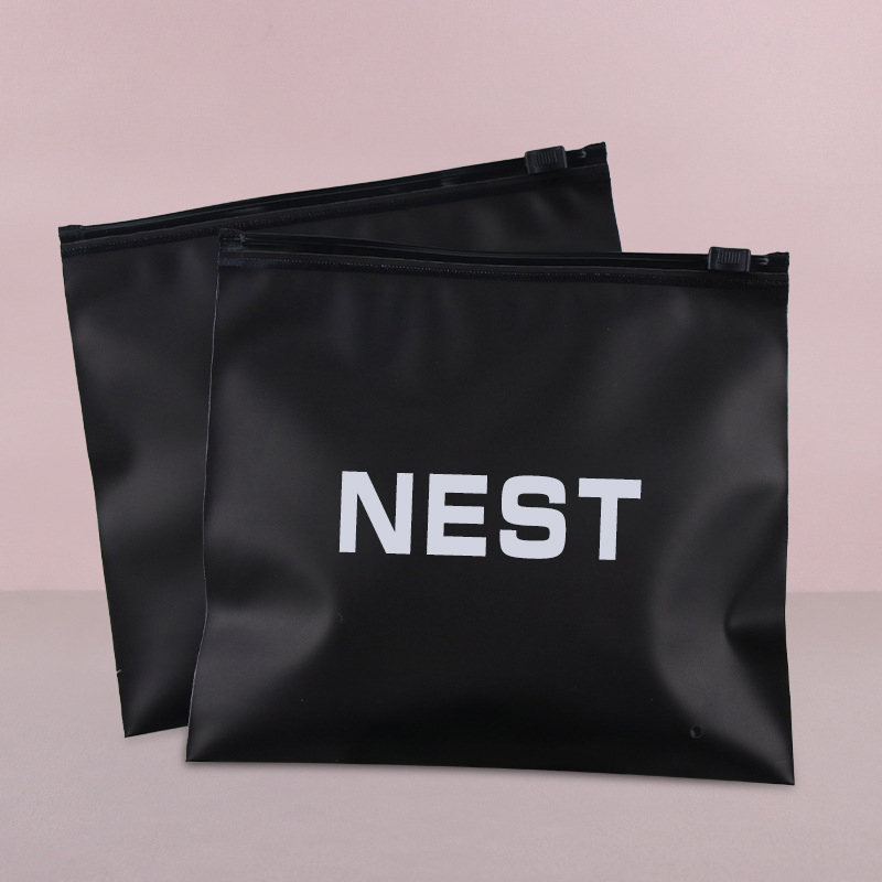 Black Waterproof Zipper Garment Bag