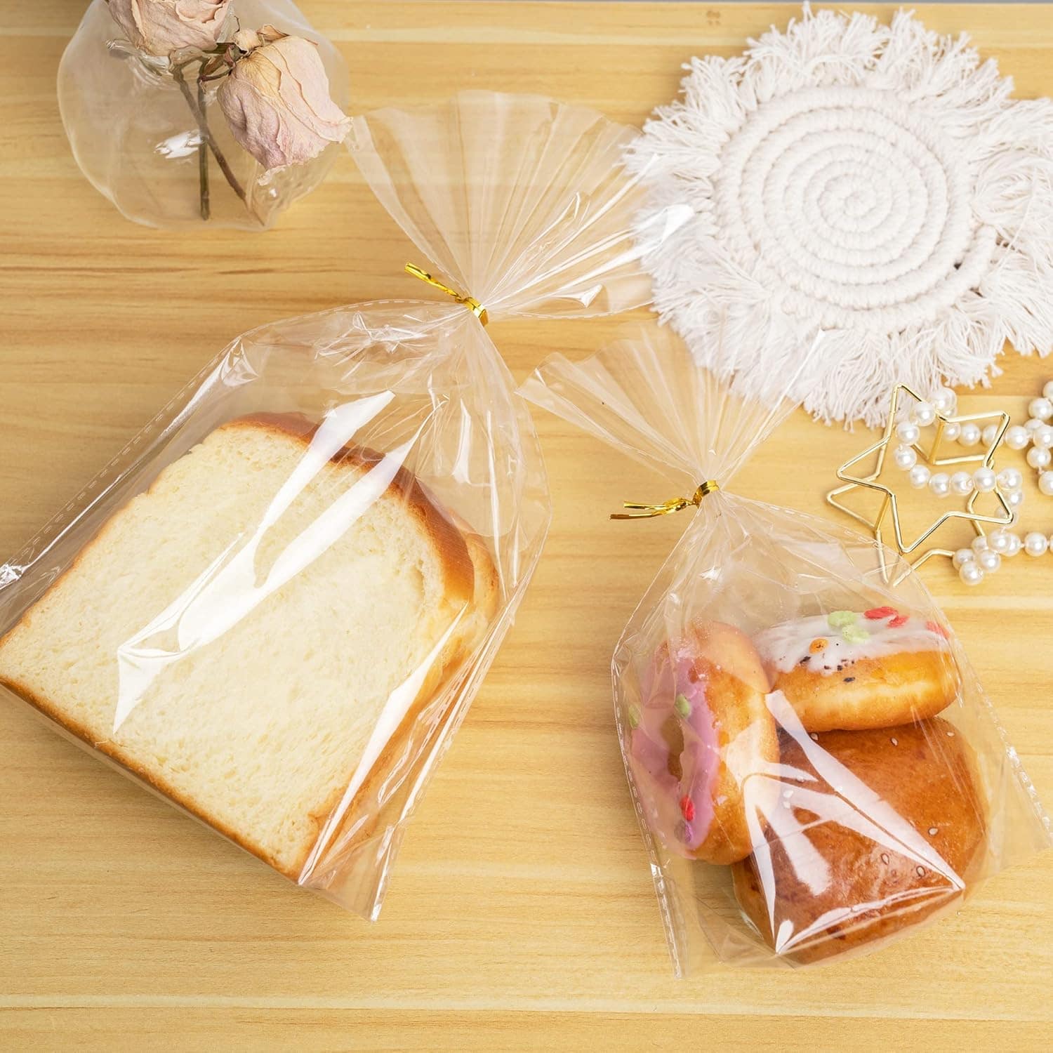 Transparent Plastic Bread Packaging bag
