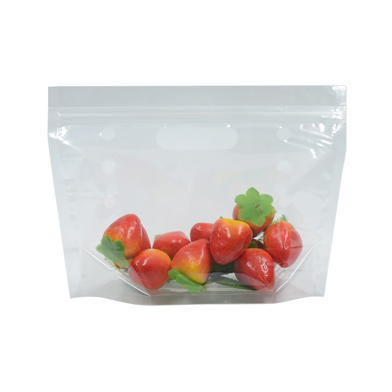 Clear Portable Packaging Plastic Ziplock Bags for Fresh Fruit