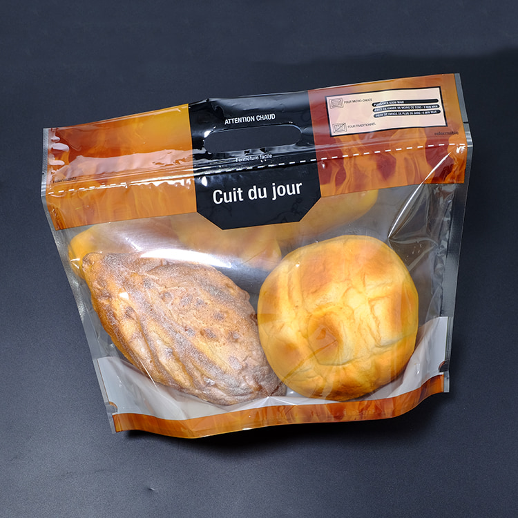 Waterproof  Food Packing Bag with  Self Sealing Ziplock