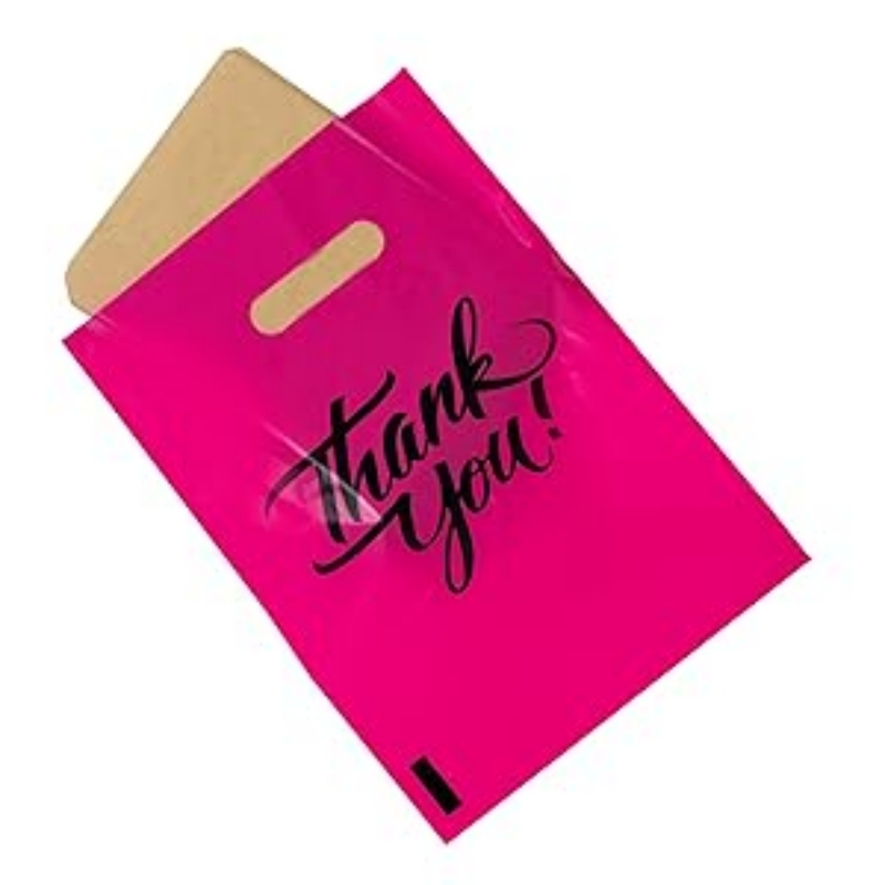 Colorful Plastic Flat Shopping Bags